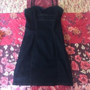 Denim blue dress